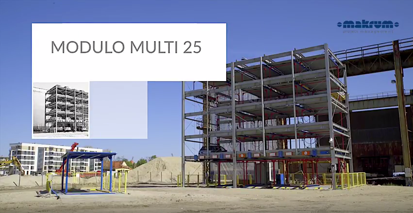 Spektakularne parkowanie na 25-stanowiskowym systemie MODULO