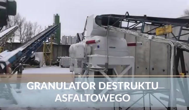 Realizacja Granulatora Destruktu Asfaltowego (video)