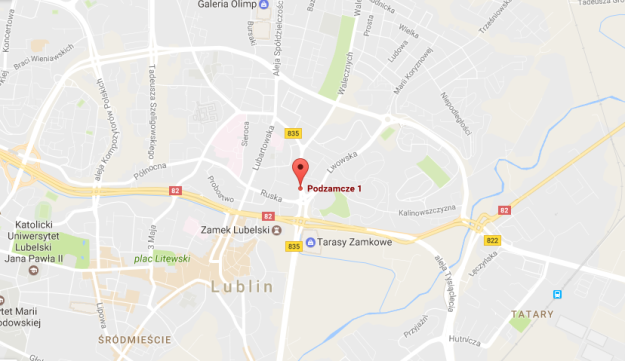 mapa lublin