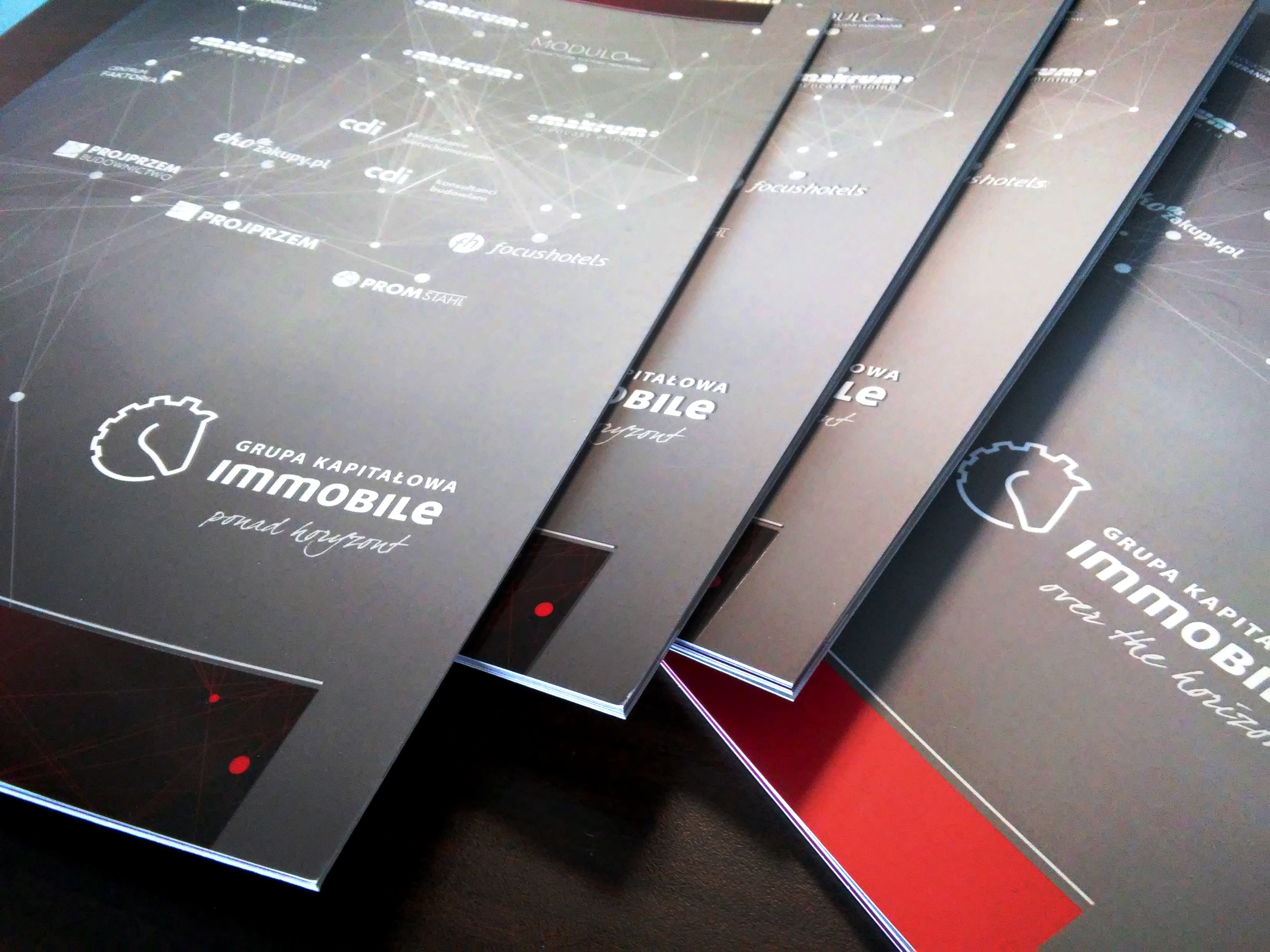 Foldery informacyjne Grupy Kapitałowej IMMOBILE S.A.