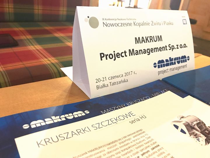 MAKRUM z prezentacją dla branży wydobywczej podczas Konferencji Nowoczesne Kopalnie Żwiru i Piasku