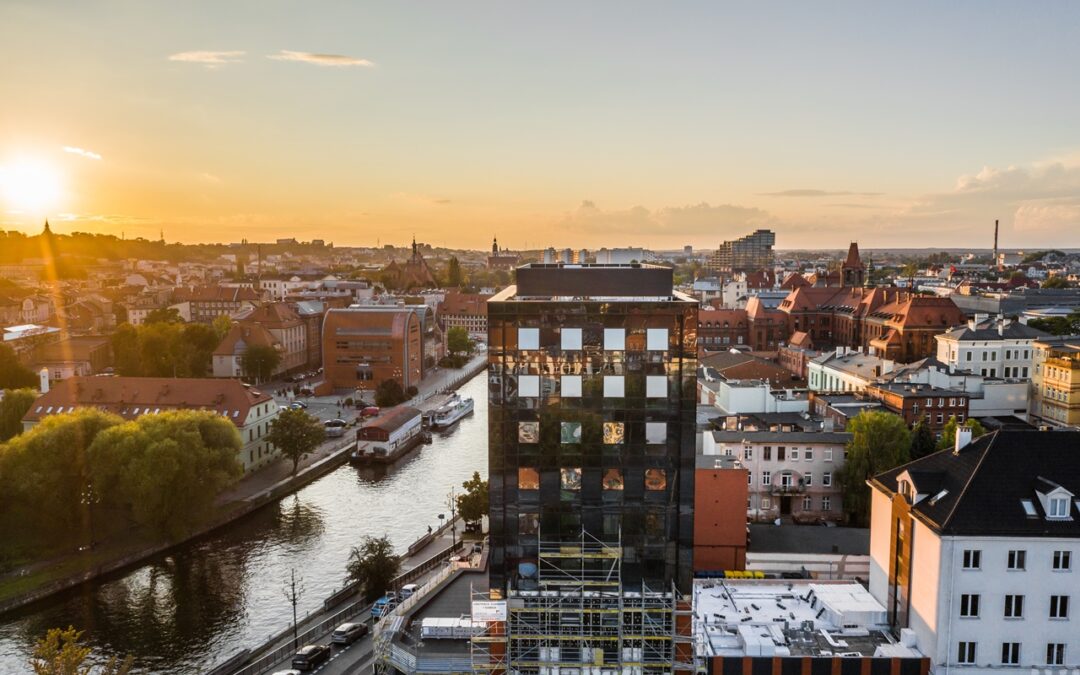 Another video from the construction of the Focus hotel in Bydgoszcz